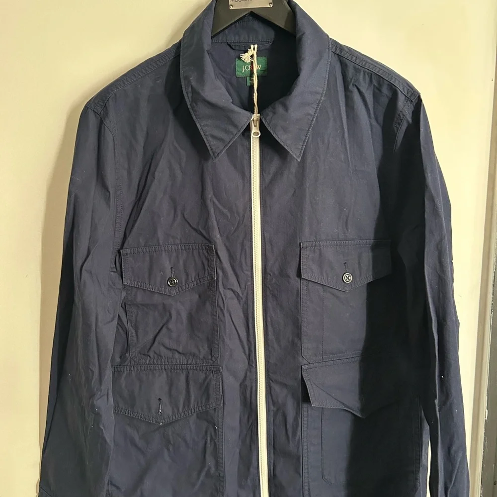 Navy Blue Men's Jacket - Picture 2 of 2